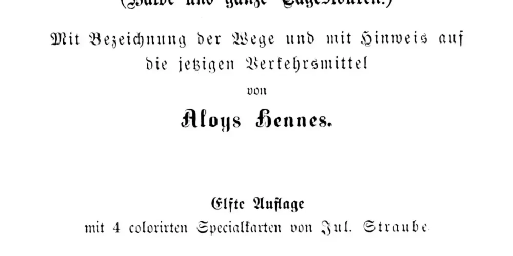 Hundert Ausflüge